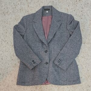 Vintage P.B.D. International Wool Houndstooth Blazer